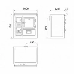Ενεργειακή σόμπα ξύλου με φούρνο HERGOM SAJA 8 SE 11,1 Kw -ΑΞΕΣΟΥΑΡ Εκπτώσεις ενεργειακή σόμπα ξύλου με φούρνο hergom saja 8 se 111 kw 2