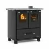 Extraflame Ενεργειακή σόμπα ξύλου με φούρνο La Nordica Family 3,5 6,5kW BLACK