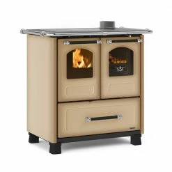 Extraflame Ενεργειακή σόμπα ξύλου με φούρνο La Nordica Family 4,5 7,5kW CAPPUCCINO