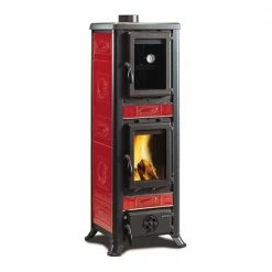 Extraflame Ενεργειακή σόμπα ξύλου με φούρνο La Nordica Fulvia Forno 6,0kW BORDEAUX