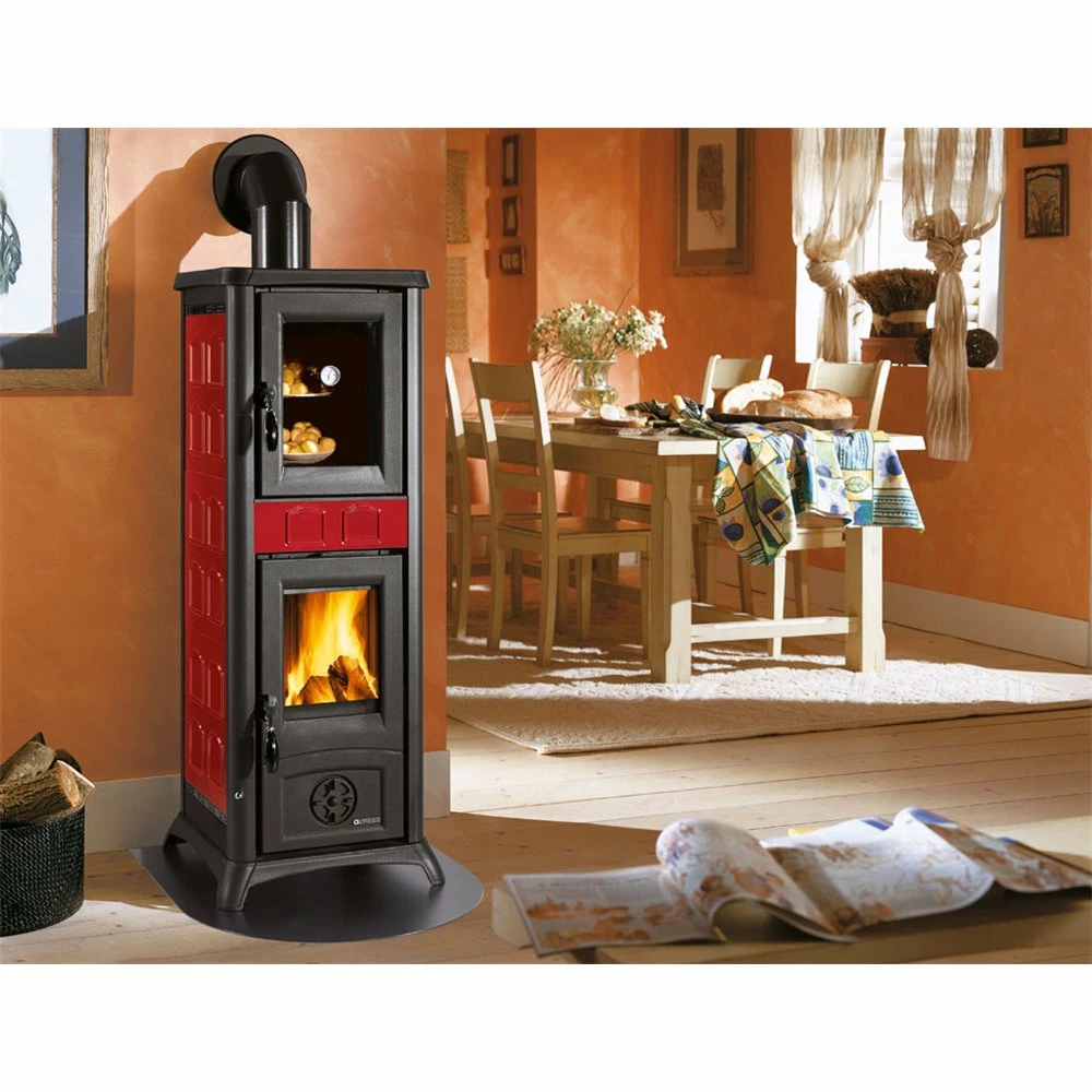 Extraflame Ενεργειακή σόμπα ξύλου με φούρνο La Nordica Gemma Forno 7,2kW BORDEAUX 2 Extraflame Ενεργειακή σόμπα ξύλου με φούρνο La Nordica Gemma Forno 7,2kW BORDEAUX - Image 2