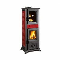 Extraflame Ενεργειακή σόμπα ξύλου με φούρνο La Nordica Gemma Forno 7,2kW BORDEAUX
