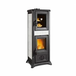 Extraflame Ενεργειακή σόμπα ξύλου με φούρνο La Nordica Gemma Forno 7,2kW WHITE