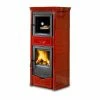 Extraflame Ενεργειακή σόμπα ξύλου με φούρνο La Nordica Nicoletta Forno Evo 9,1kW BORDEAUX