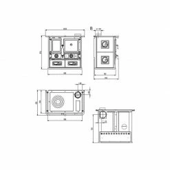 Extraflame Ενεργειακή σόμπα ξύλου με φούρνο LA NORDICA ROSA 4.0 MAIOLICA 8,4 KW WHITE -ΑΞΕΣΟΥΑΡ Εκπτώσεις ενεργειακή σόμπα ξύλου με φούρνο la nordica rosa 40 maiolica 84 kw white 1