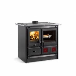 Extraflame Ενεργειακή σόμπα ξύλου με φούρνο La Nordica Rosa L 8,1kW BLACK