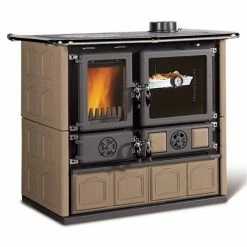 Extraflame Ενεργειακή σόμπα ξύλου με φούρνο LA NORDICA ROSA MAIOLICA 4.0 8,4 KW TORTORA