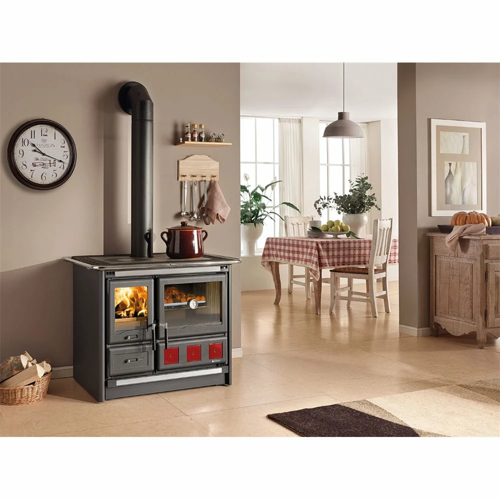 Extraflame Ενεργειακή σόμπα ξύλου με φούρνο La Nordica Rosa XXL 8,5kW BLACK 2 Extraflame Ενεργειακή σόμπα ξύλου με φούρνο La Nordica Rosa XXL 8,5kW BLACK - Image 2