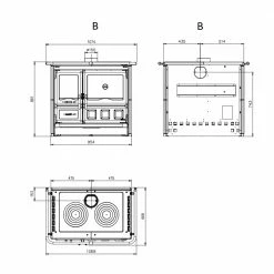 Extraflame Ενεργειακή σόμπα ξύλου με φούρνο La Nordica Rosa XXL Maiolica 8,5kW WHITE -ΑΞΕΣΟΥΑΡ Εκπτώσεις ενεργειακή σόμπα ξύλου με φούρνο la nordica rosa xxl maiolica 85kw white 2