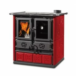 Extraflame Ενεργειακή σόμπα ξύλου με φούρνο La Nordica Rosetta BII Maiolica 7,2kW BORDEAUX