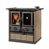 Extraflame Ενεργειακή σόμπα ξύλου με φούρνο La Nordica Rosetta BII Maiolica 7,2kW TORTORA