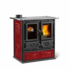 Extraflame Ενεργειακή σόμπα ξύλου με φούρνο La Nordica Rosetta Sinistra BII 7,3kW BORDEAUX