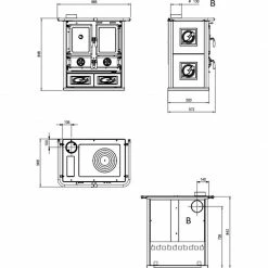Extraflame Ενεργειακή σόμπα ξύλου με φούρνο LA NORDICA ROSETTA SINISTRA BII STEEL 7,3 KW ANTHRACITE BLACK -ΑΞΕΣΟΥΑΡ Εκπτώσεις ενεργειακή σόμπα ξύλου με φούρνο la nordica rosetta sinistra bii steel 73 kw anthracite black 2