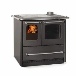 Extraflame Ενεργειακή σόμπα ξύλου με φούρνο La Nordica Sovrana Easy EVO 9,0kW BLACK