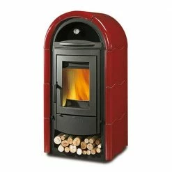 Extraflame Ενεργειακή σόμπα ξύλου με φούρνο La Nordica Stefany Forno BII 10,6kW BORDEAUX