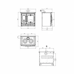 Extraflame Ενεργειακή σόμπα ξύλου με φούρνο LA NORDICA SUPREMA 4.0 9 KW BLACK -ΑΞΕΣΟΥΑΡ Εκπτώσεις ενεργειακή σόμπα ξύλου με φούρνο la nordica suprema 40 9 kw black 2