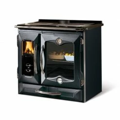 Extraflame Ενεργειακή σόμπα ξύλου με φούρνο LA NORDICA SUPREMA 4.0 9 KW BLACK