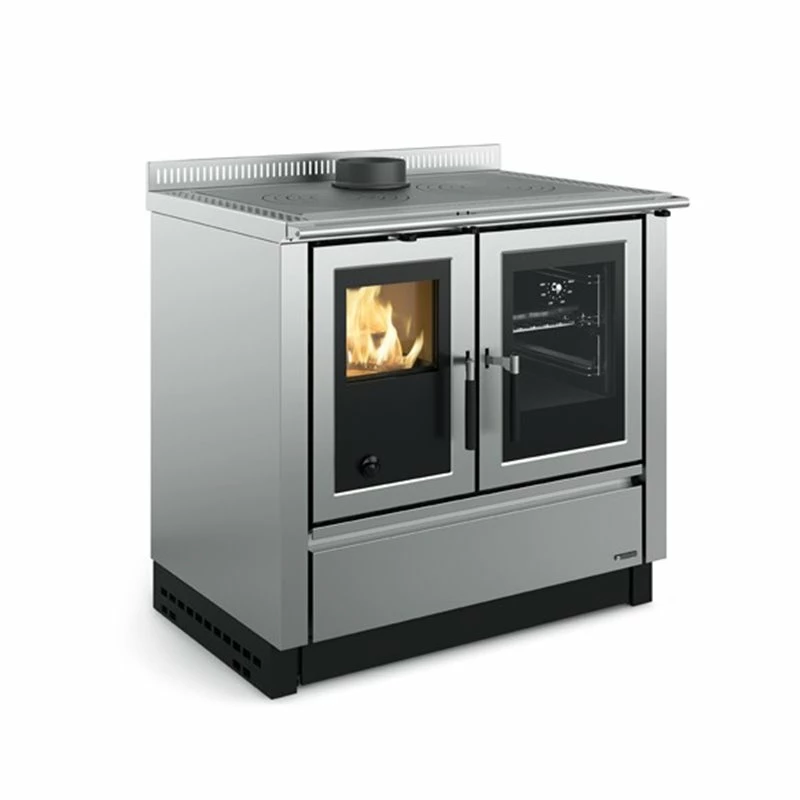 Extraflame Ενεργειακή σόμπα ξύλου με φούρνο LA NORDICA VENEZIA 8,3 KW INOX 1 Extraflame Ενεργειακή σόμπα ξύλου με φούρνο LA NORDICA VENEZIA 8,3 KW INOX