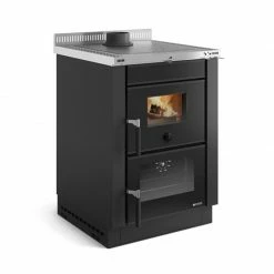Extraflame Ενεργειακή σόμπα ξύλου με φούρνο LA NORDICA VICENZA EVO 6 KW BLACK