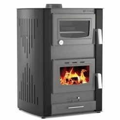Σόμπα ξύλου καλοριφέρ με φούρνο THERMIKI ATS 90-25 20+5 KW