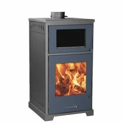 Σόμπα ξύλου από ατσάλι με μπόιλερ και φούρνο SYRIOS FENEOS HS-SY-02 HYDRO 24,7 KW