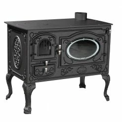 Σόμπα ξύλου από μαντέμι με φούρνο SYRIOS TRIPOLIS KS-9000/ST 10,3 KW